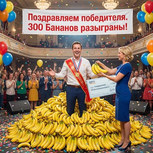 Конкурс: 300 бананов